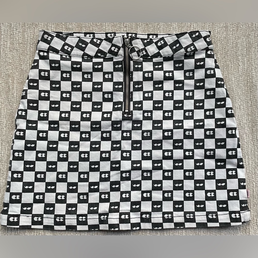 Lazy Oaf X Vans Checkerboard Mini Skirt - image 3